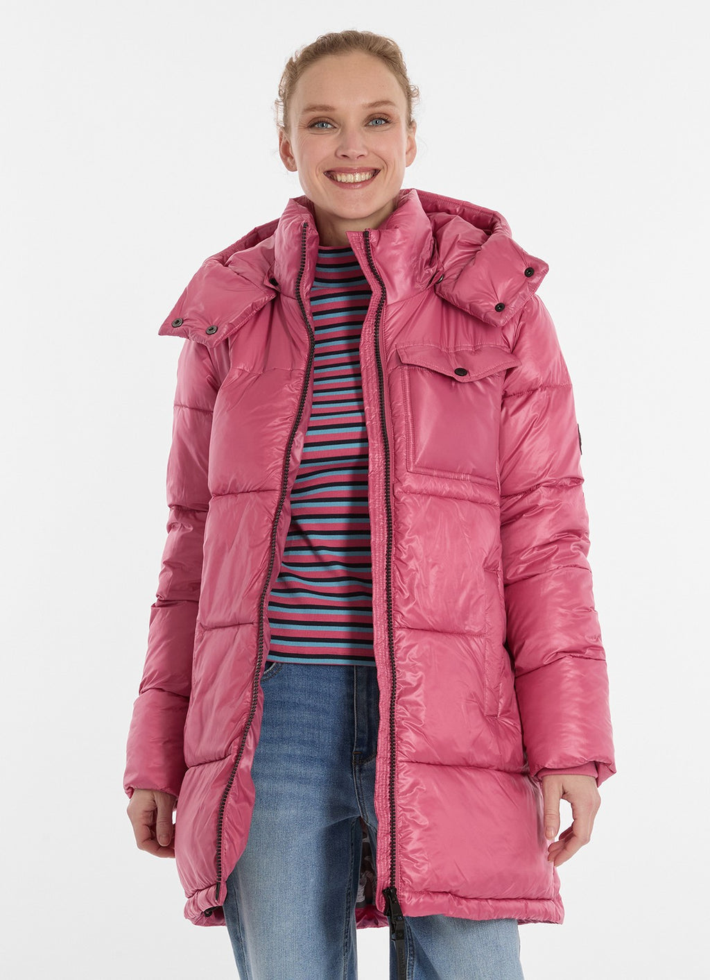 Abrigo Ragwear Roobie Long Rose