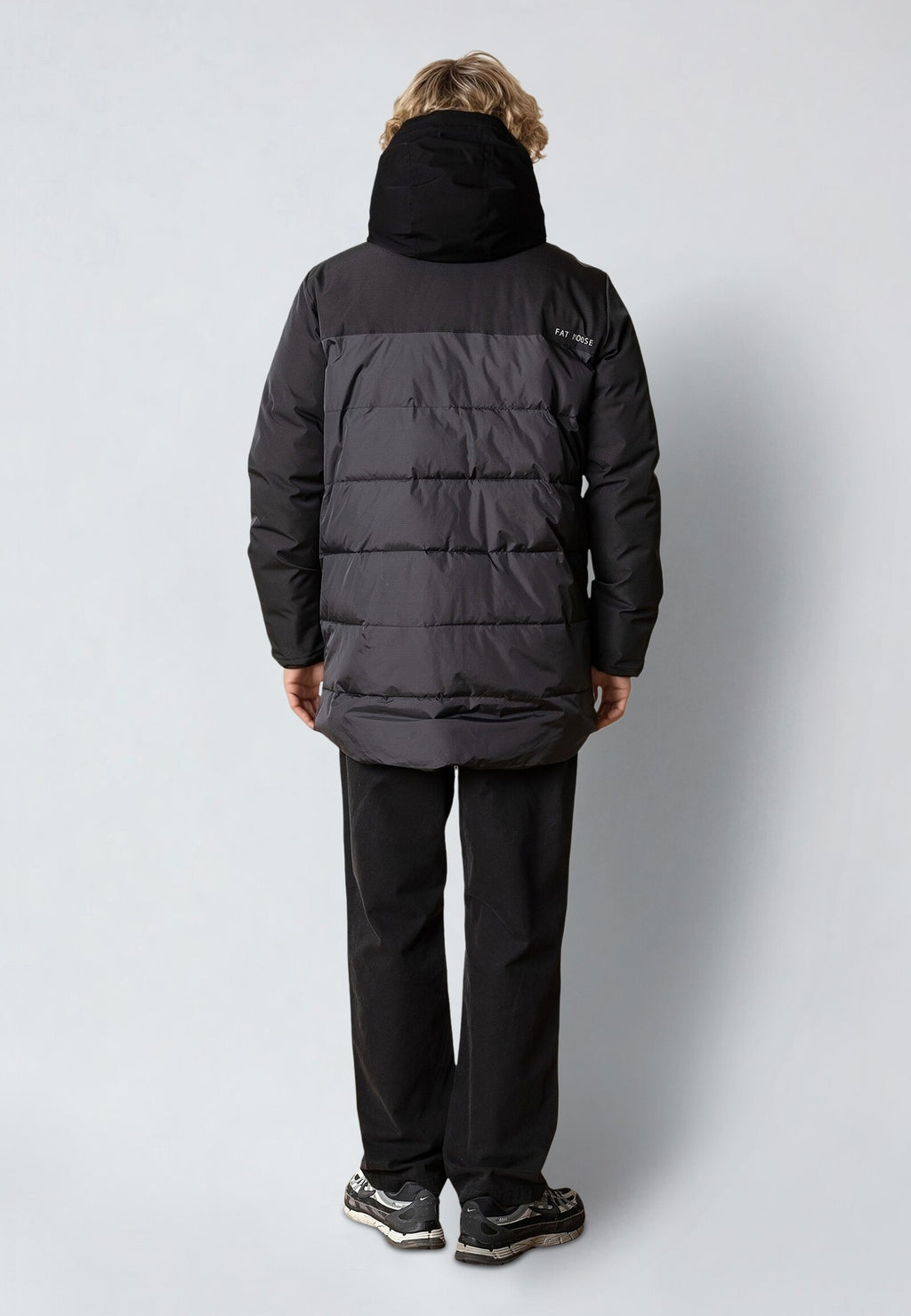 Chaqueta Fat Moose Jamison Quilt Mix Negra