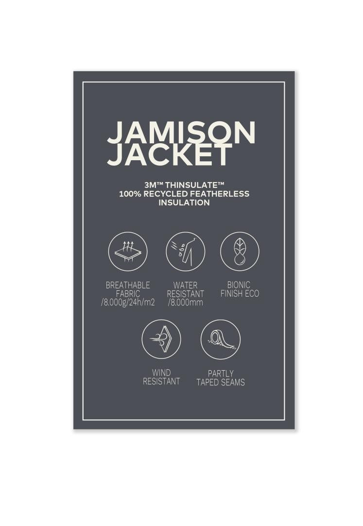 Chaqueta Fat Moose Jamison Quilt Mix Negra