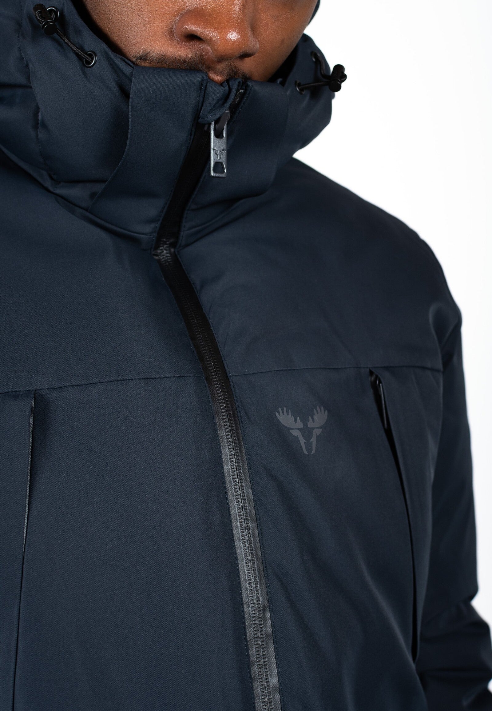 Chaqueta Fat Moose Jamison Quilt Mix Azul Oscuro