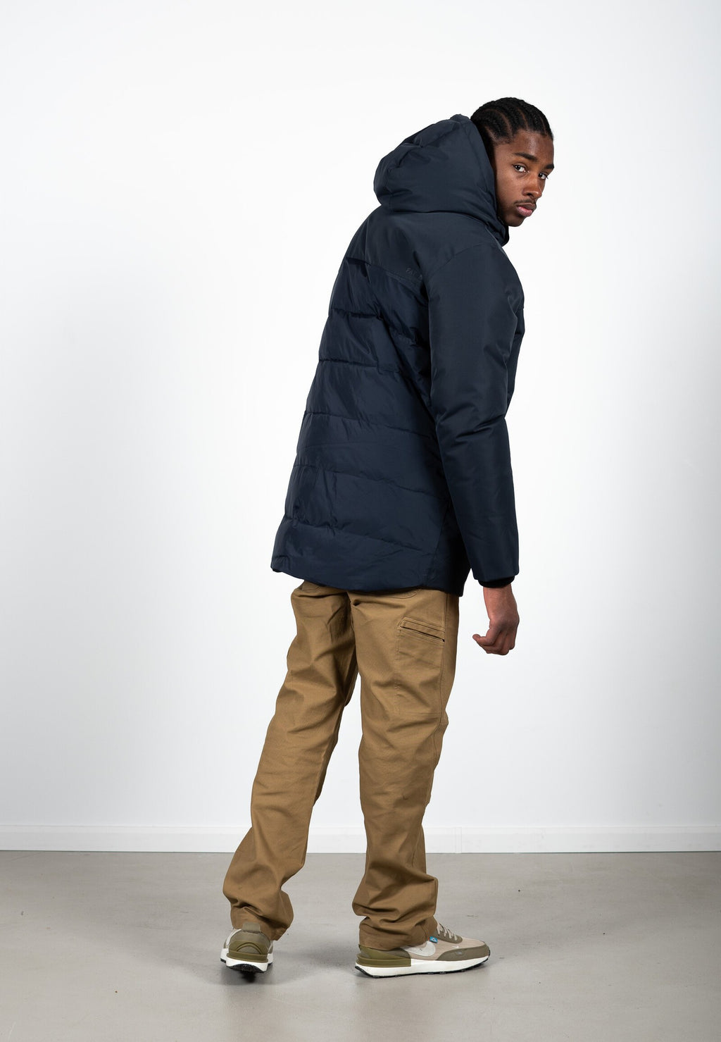 Chaqueta Fat Moose Jamison Quilt Mix Azul Oscuro