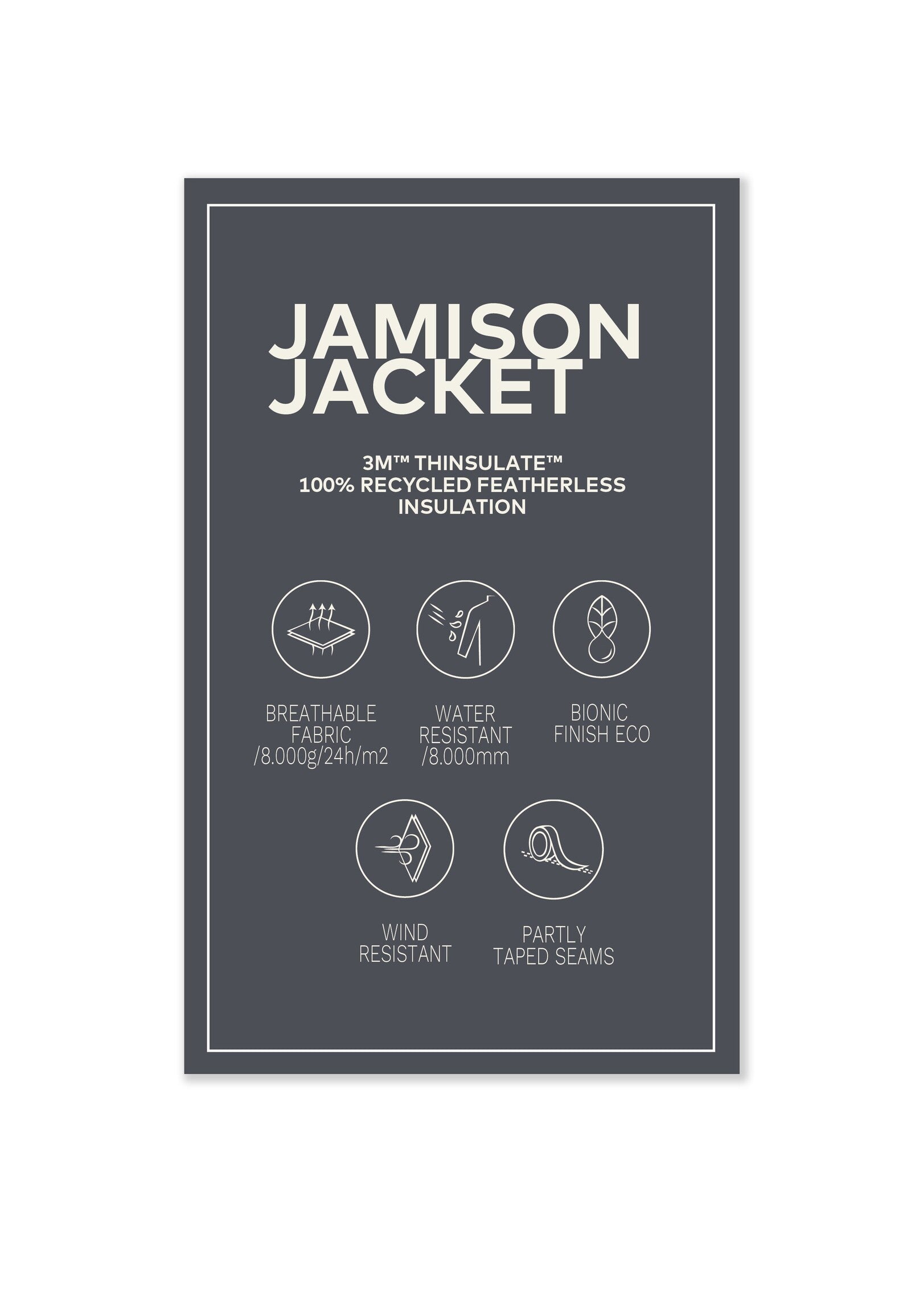 Chaqueta Fat Moose Jamison Quilt Mix Azul Oscuro