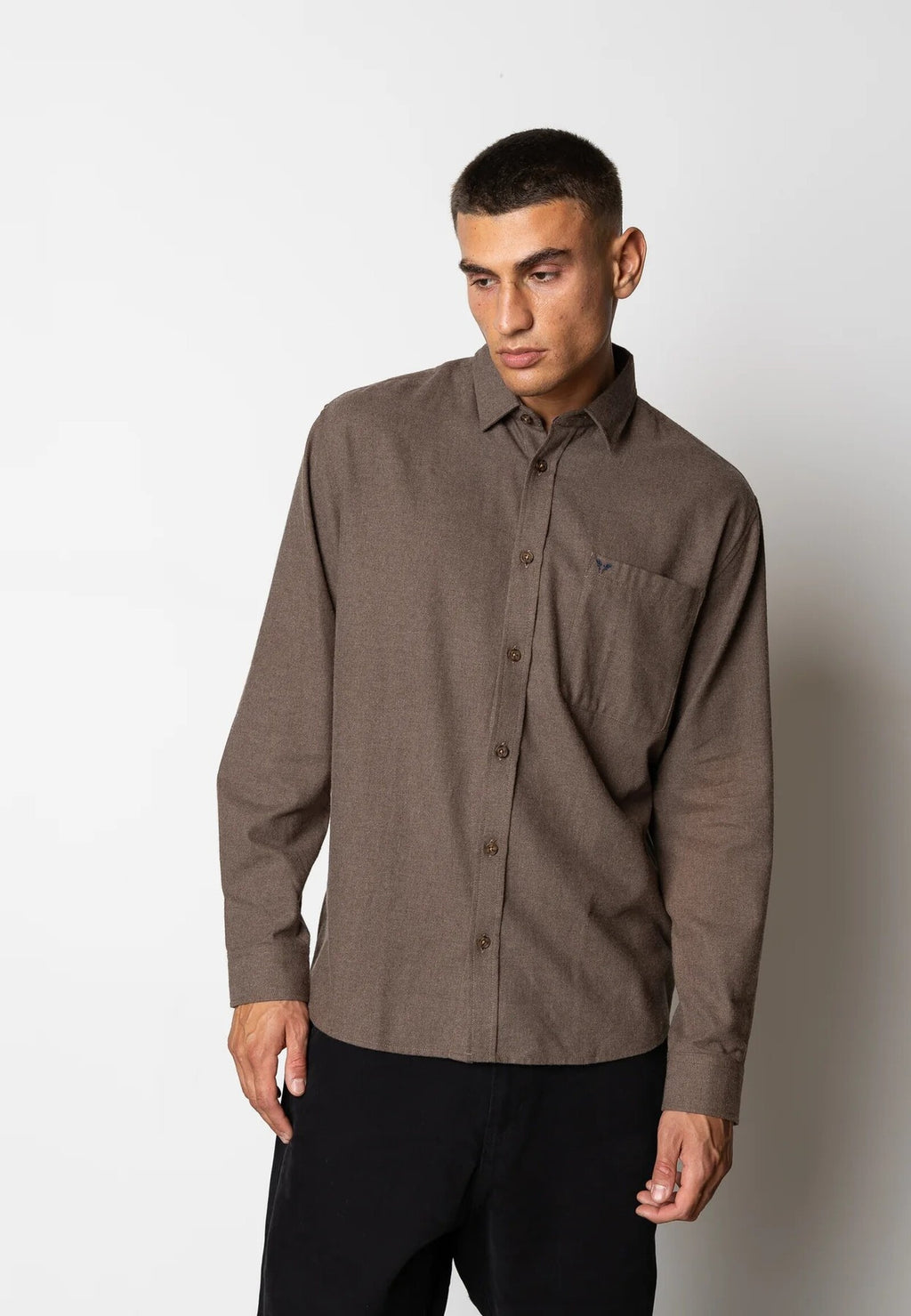 Camisa Fat Moose Frank Franela Marron