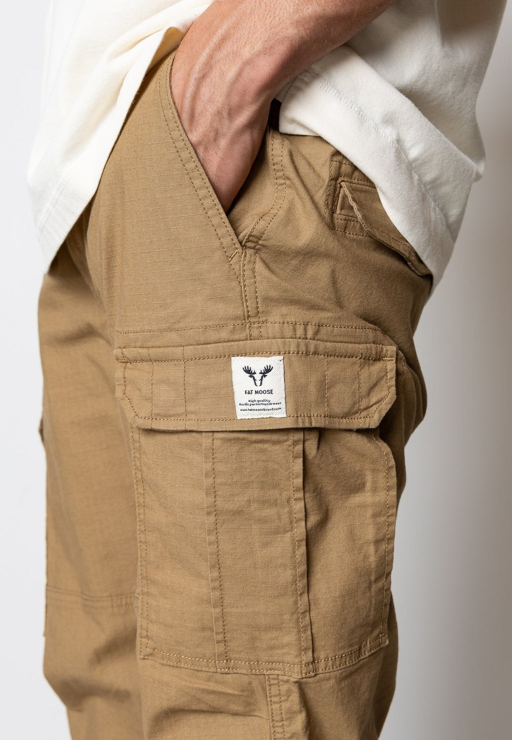 Pantalones Cargo Fat Moose Radar Khaki