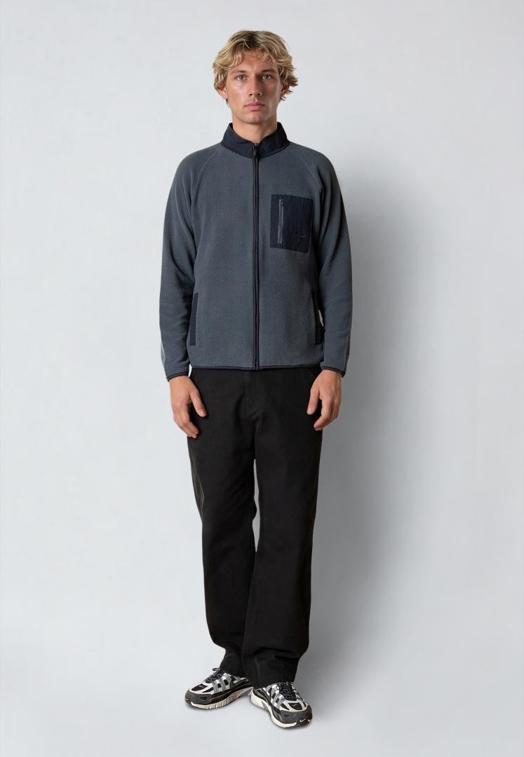 Forro Polar Fat Moose Will Gris