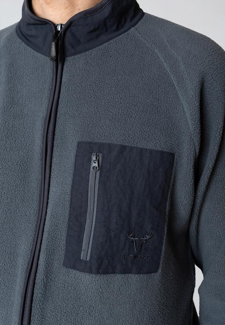 Forro Polar Fat Moose Will Gris