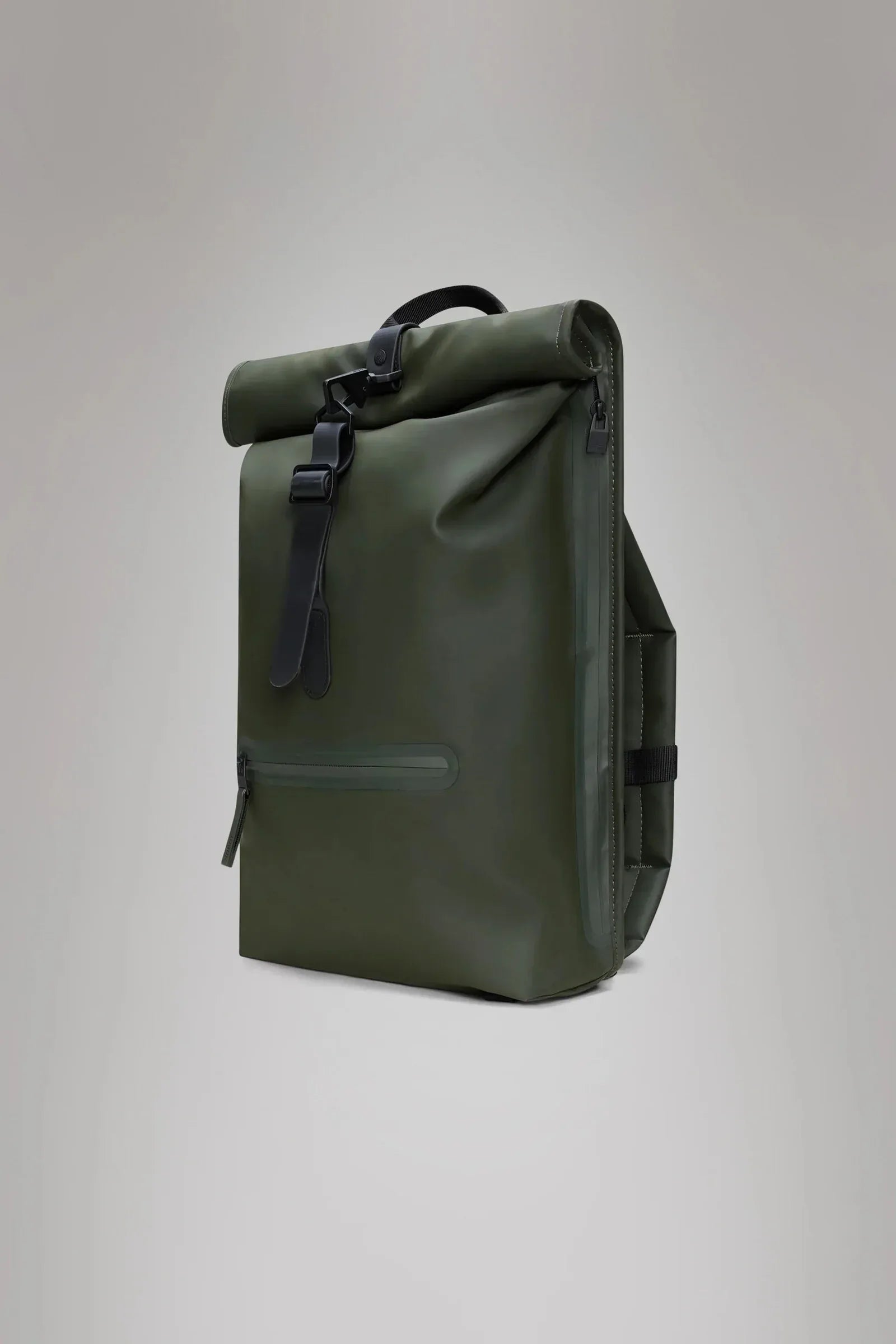 rains green backpack Rolltop Rucksack W3 Disney World 50th Anniversary and large front zip best laptop backpack Colour:Trellis