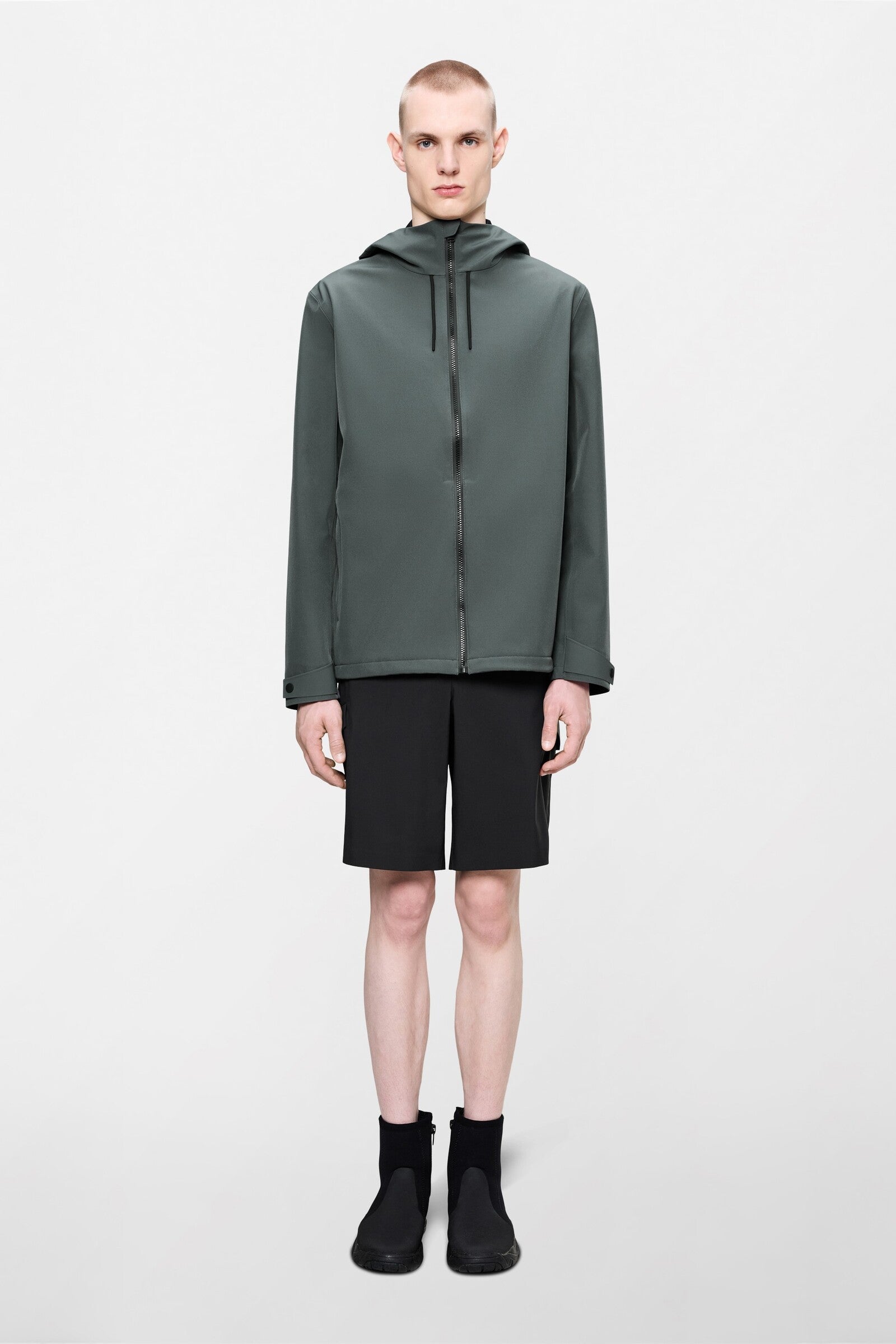 Chaqueta RAINS Suva Softshell Unisex W3T1 Gris Oscuro