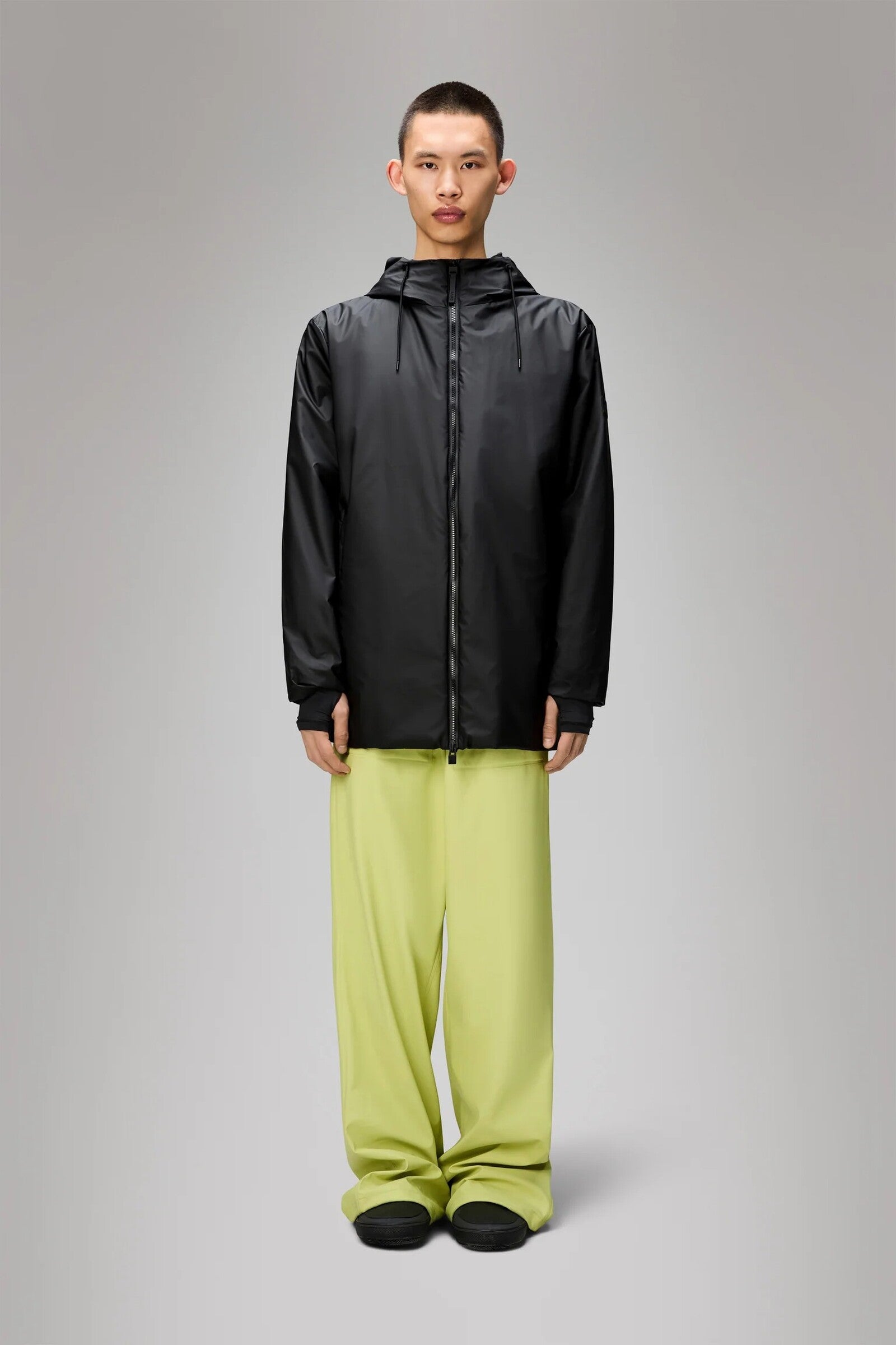 Chaqueta RAINS Lohja Long Insulated W3T1 Negro