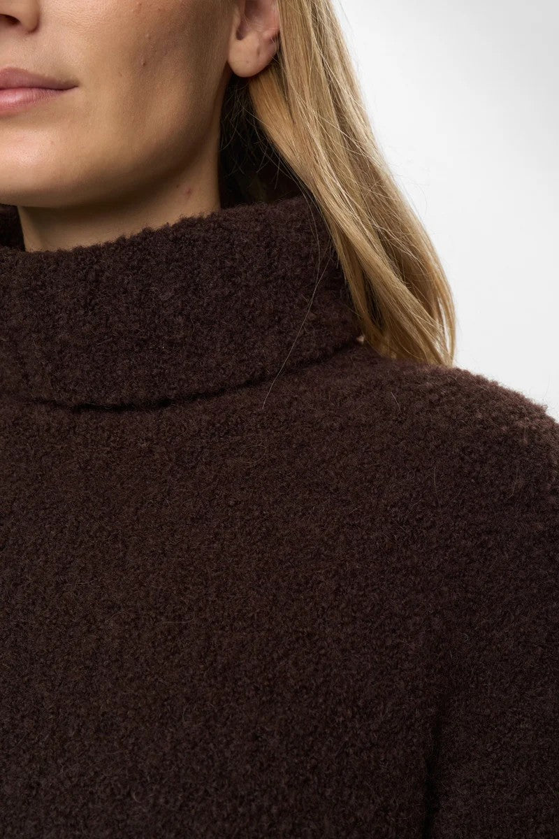 Jersey Nümph Nuwila Cropped Café oscuro