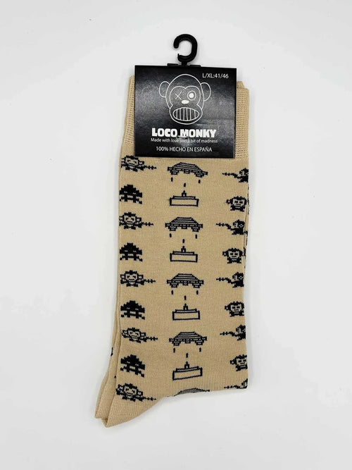 Calcetines Loco Monky Space Monky Sand
