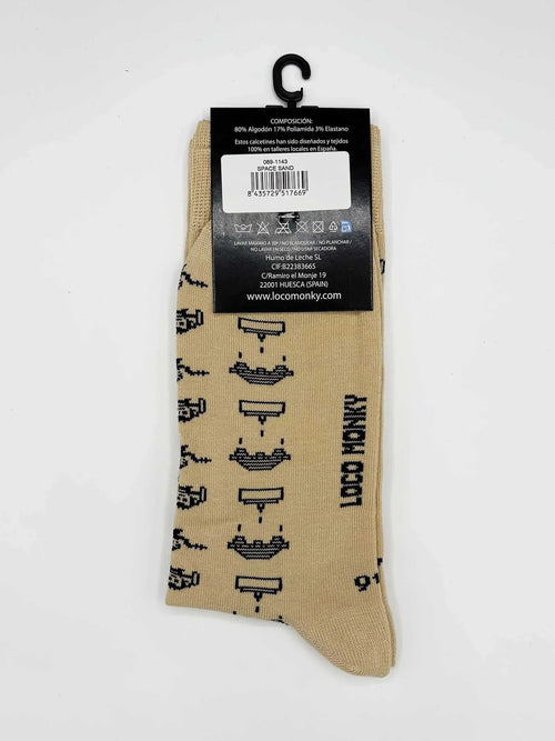 Calcetines Loco Monky Space Monky Sand