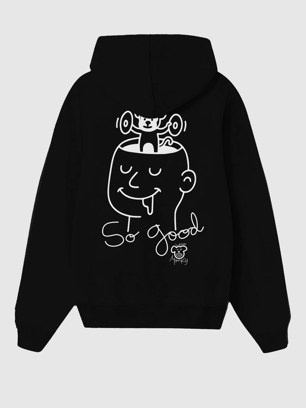 Sudadera Loco Monky So Good negro