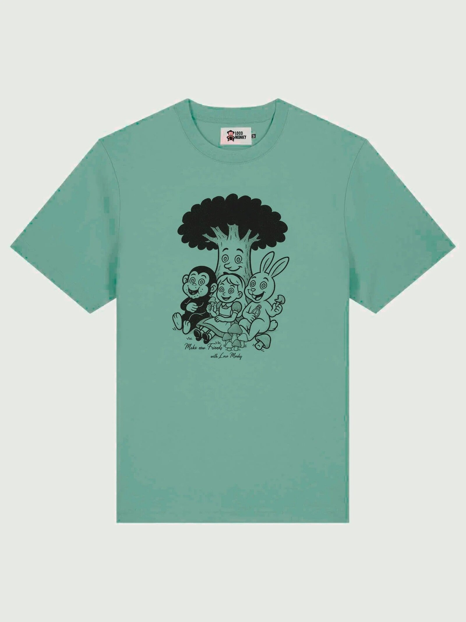 Camiseta Loco Monky Alice Verde