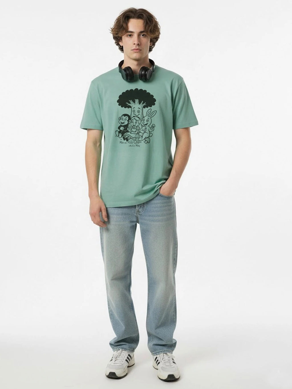 Camiseta Loco Monky Alice Verde