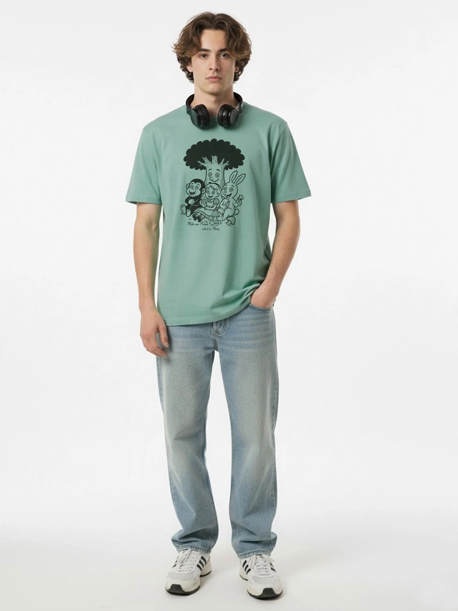 Camiseta Loco Monky Alice Verde