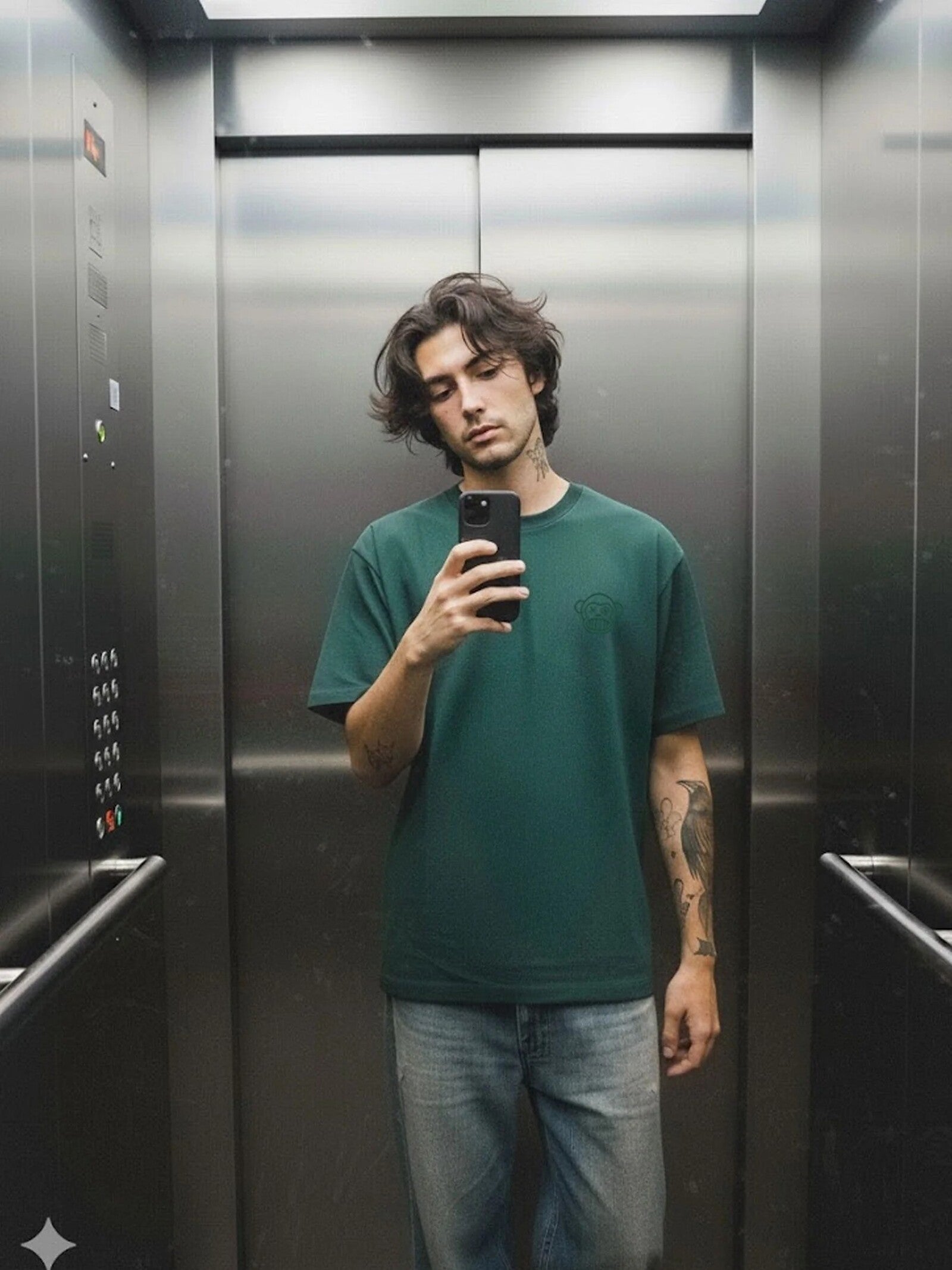 Camiseta Loco Monky Puro Loco B Verde