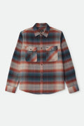 Camisa Brixton Bowery Flannel Multi Shadow