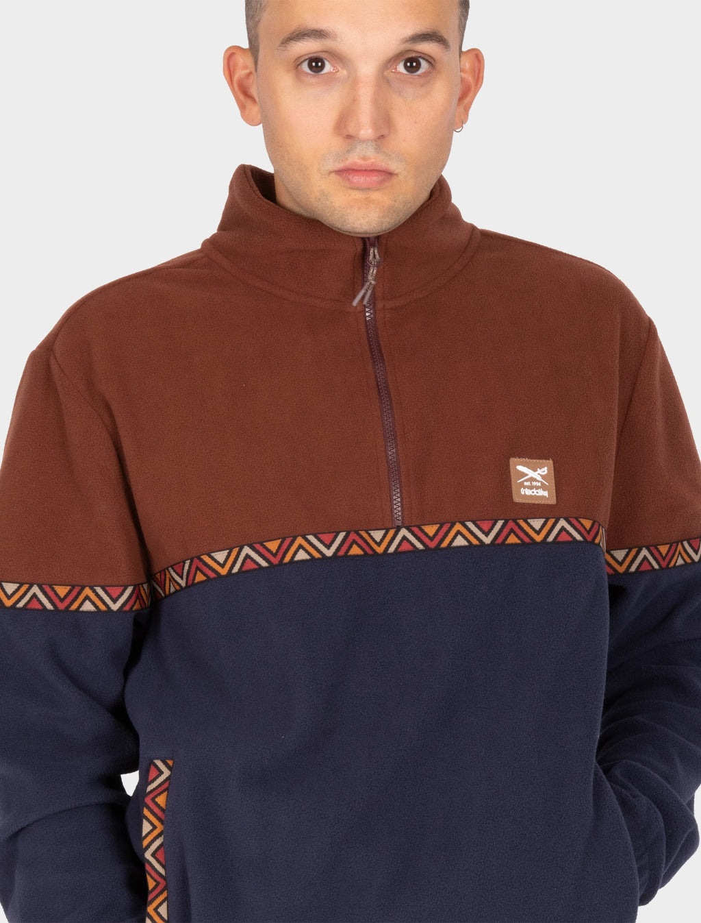 Forro polar Iriedaily Monte Noe Troyer Dark Rum