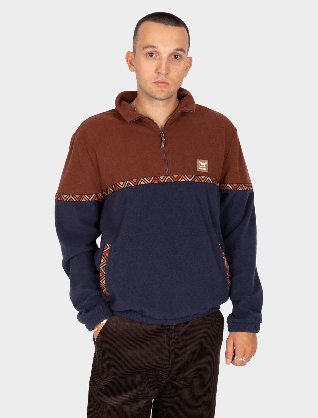 Forro polar Iriedaily Monte Noe Troyer Dark Rum