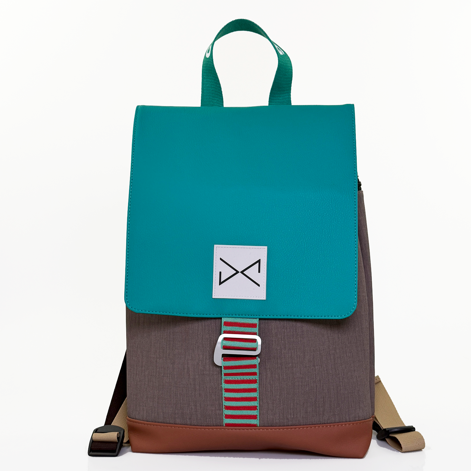 Mochila Daniel Chong The Hook solapa verde Impermeable DZ