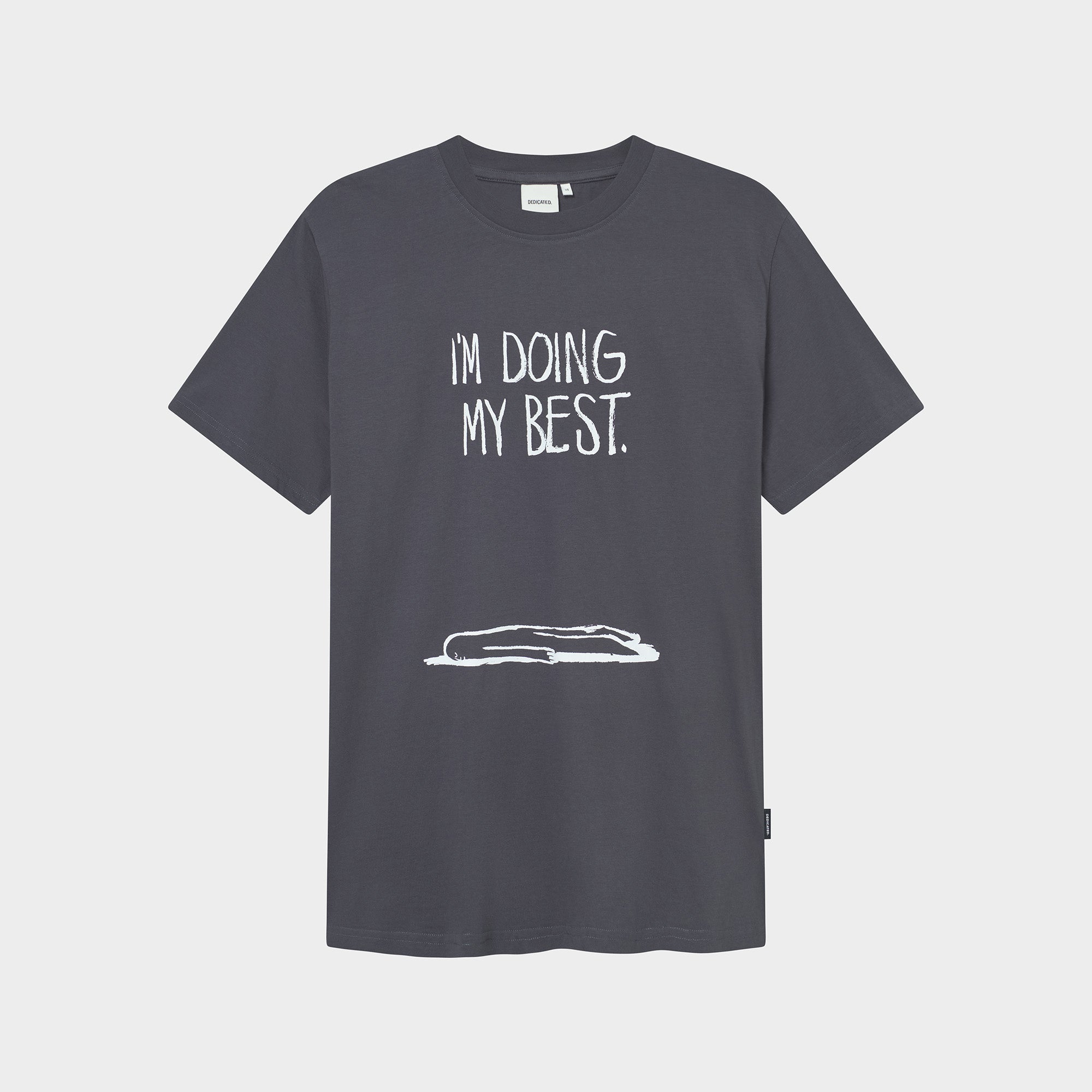 Camiseta Dedicated Stockholm Doing My Best Charcoal