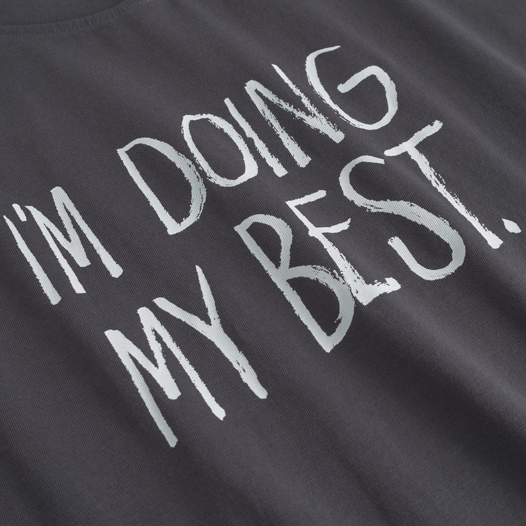 Camiseta Dedicated Stockholm Doing My Best Charcoal