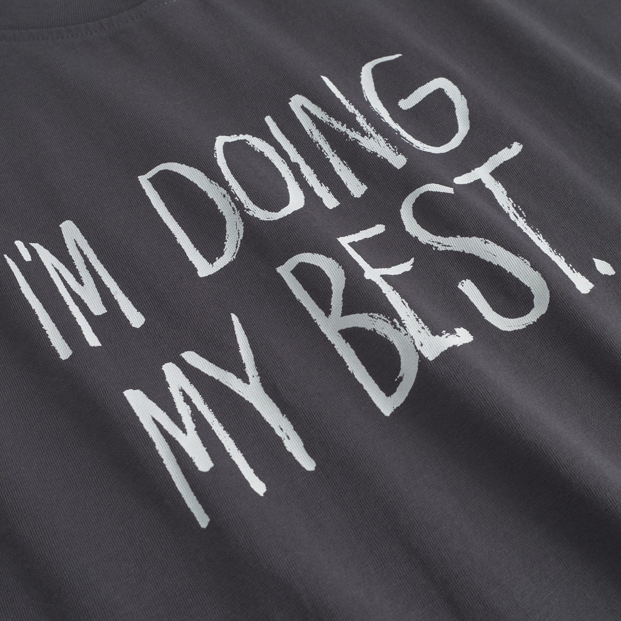 Camiseta Dedicated Stockholm Doing My Best Charcoal