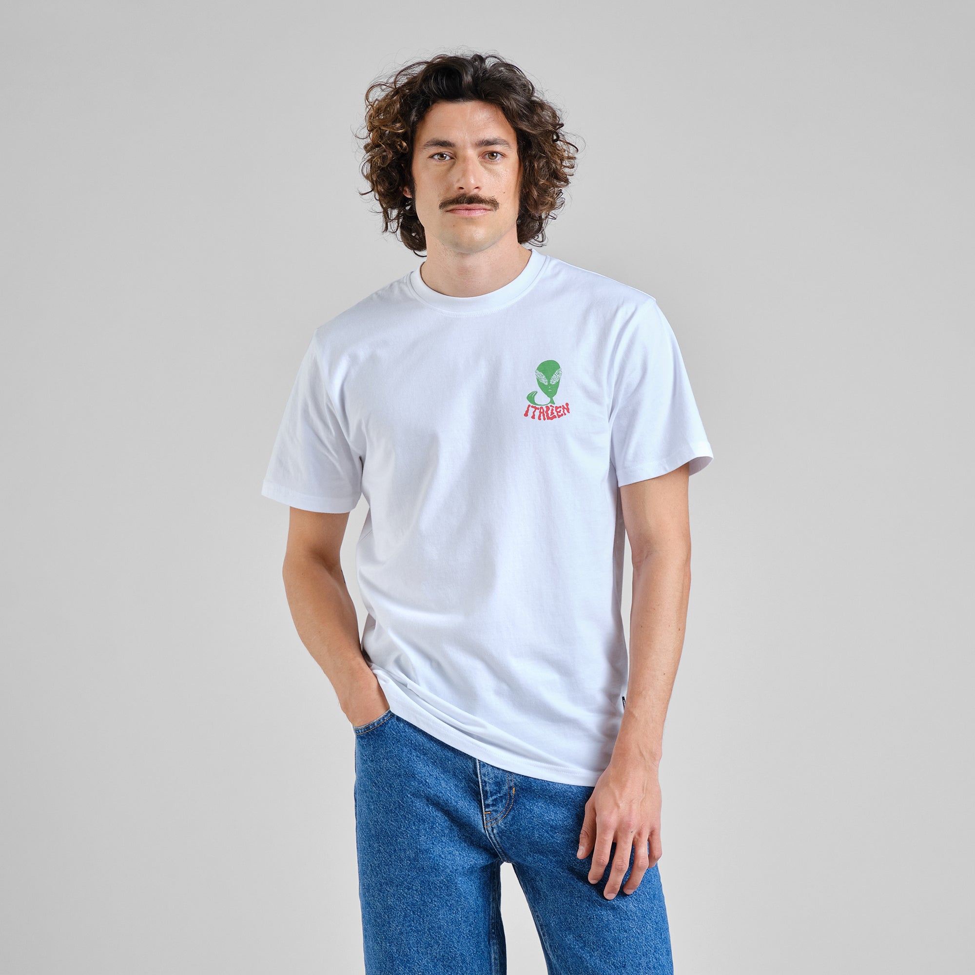 Camiseta Dedicated Stockholm Italien White