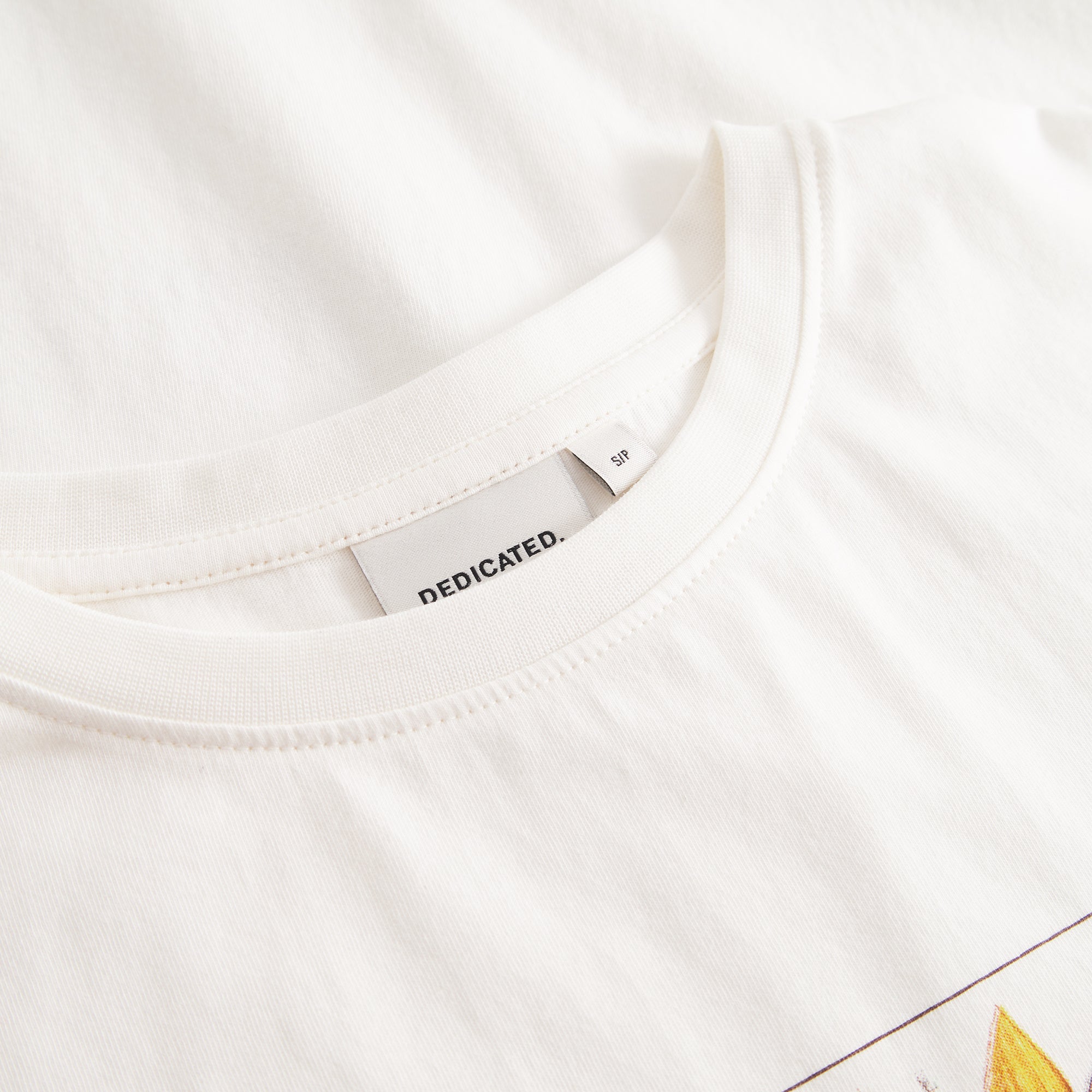 Camiseta Dedicated Visby Printed Sunflowers Off-White