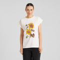 Camiseta Dedicated Visby Printed Sunflowers Off-White