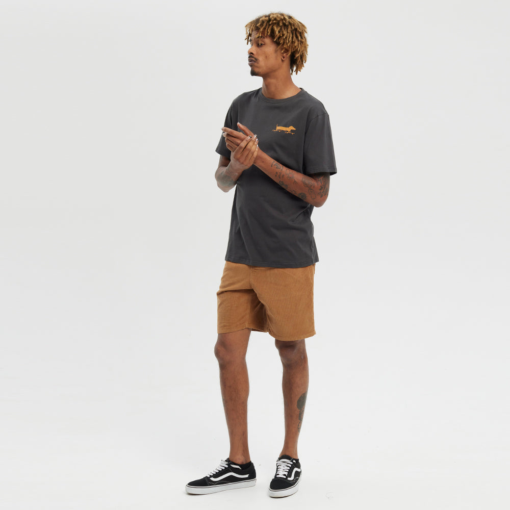 Camiseta Hydroponic Dachshund Charcoal