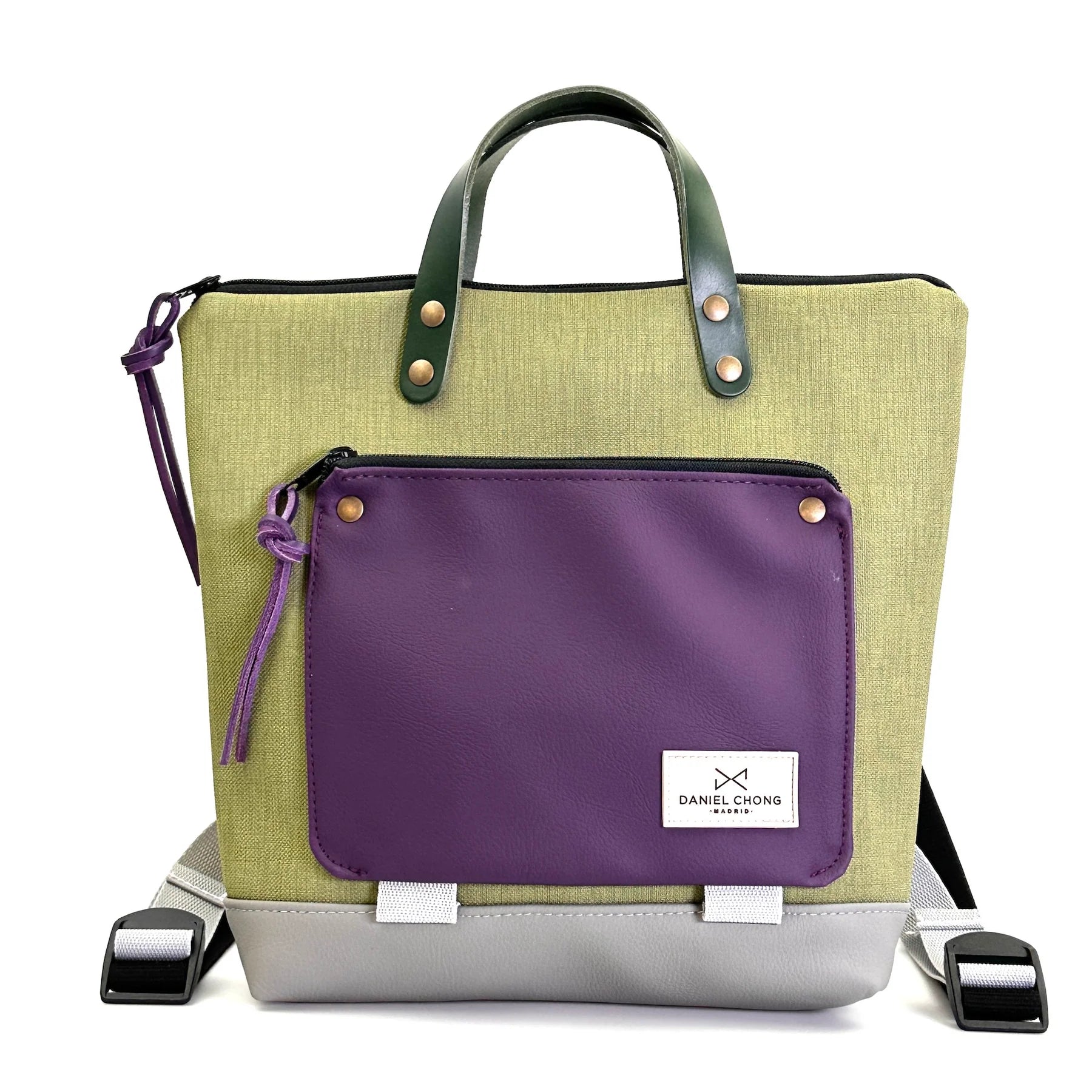 Mochila Daniel Chong mini cuadrada Book Holder Impermeable DZ