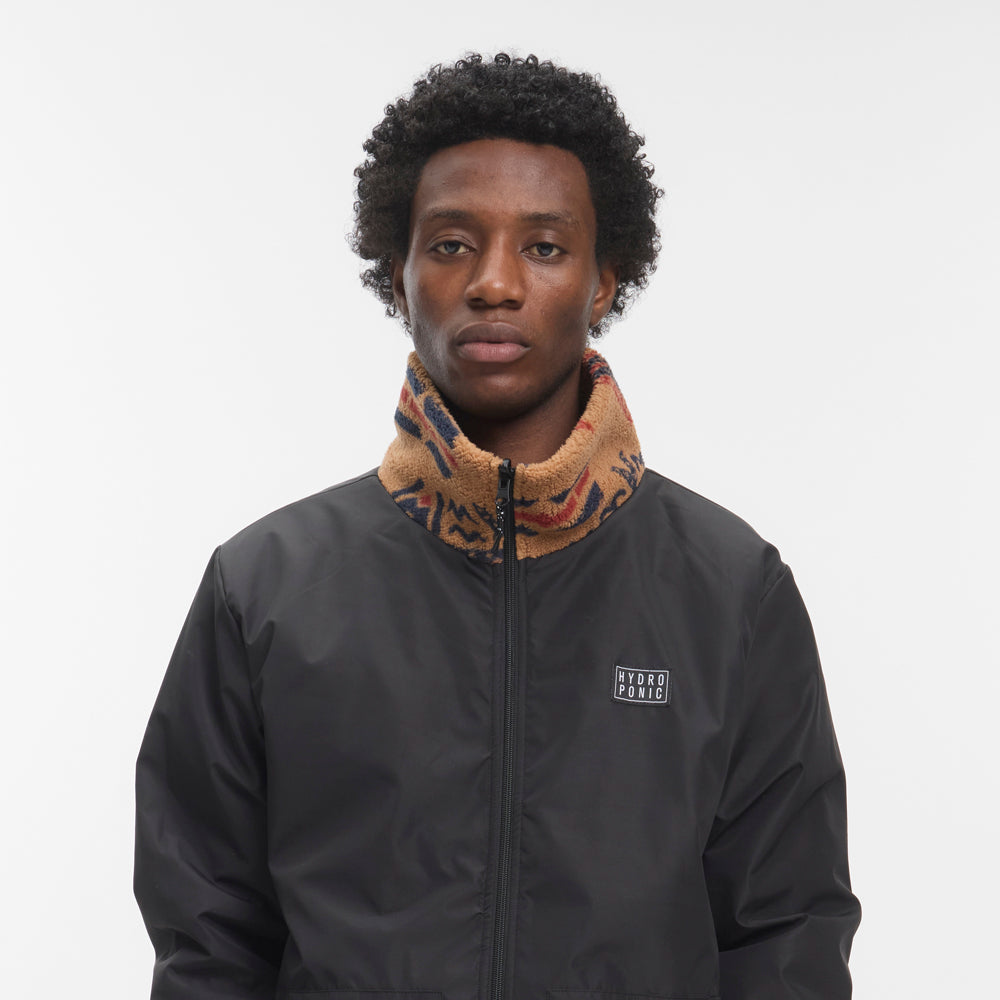 Forro Polar Hydroponic Lobo Brown Aztec Black