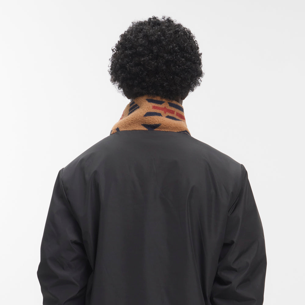 Forro Polar Hydroponic Lobo Brown Aztec Black