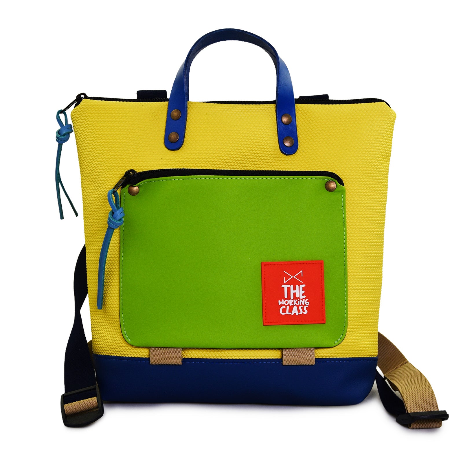 Mochila Daniel Chong mini cuadrada Book Holder Impermeable Dz