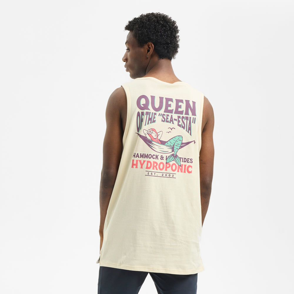 Camiseta Tirantes Hydroponic Queen Crema