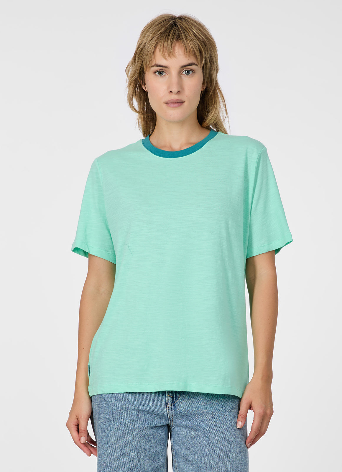 Camiseta Ragwear Lemonnia slub Lagoon green