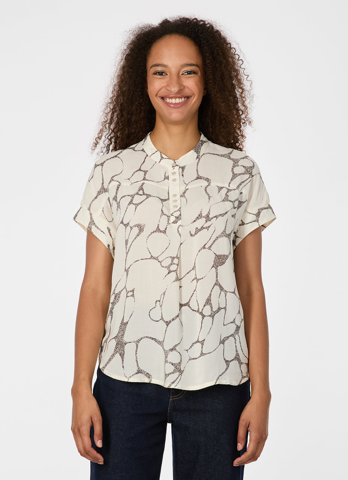 Blusa Ragwear Coraline print Ivory