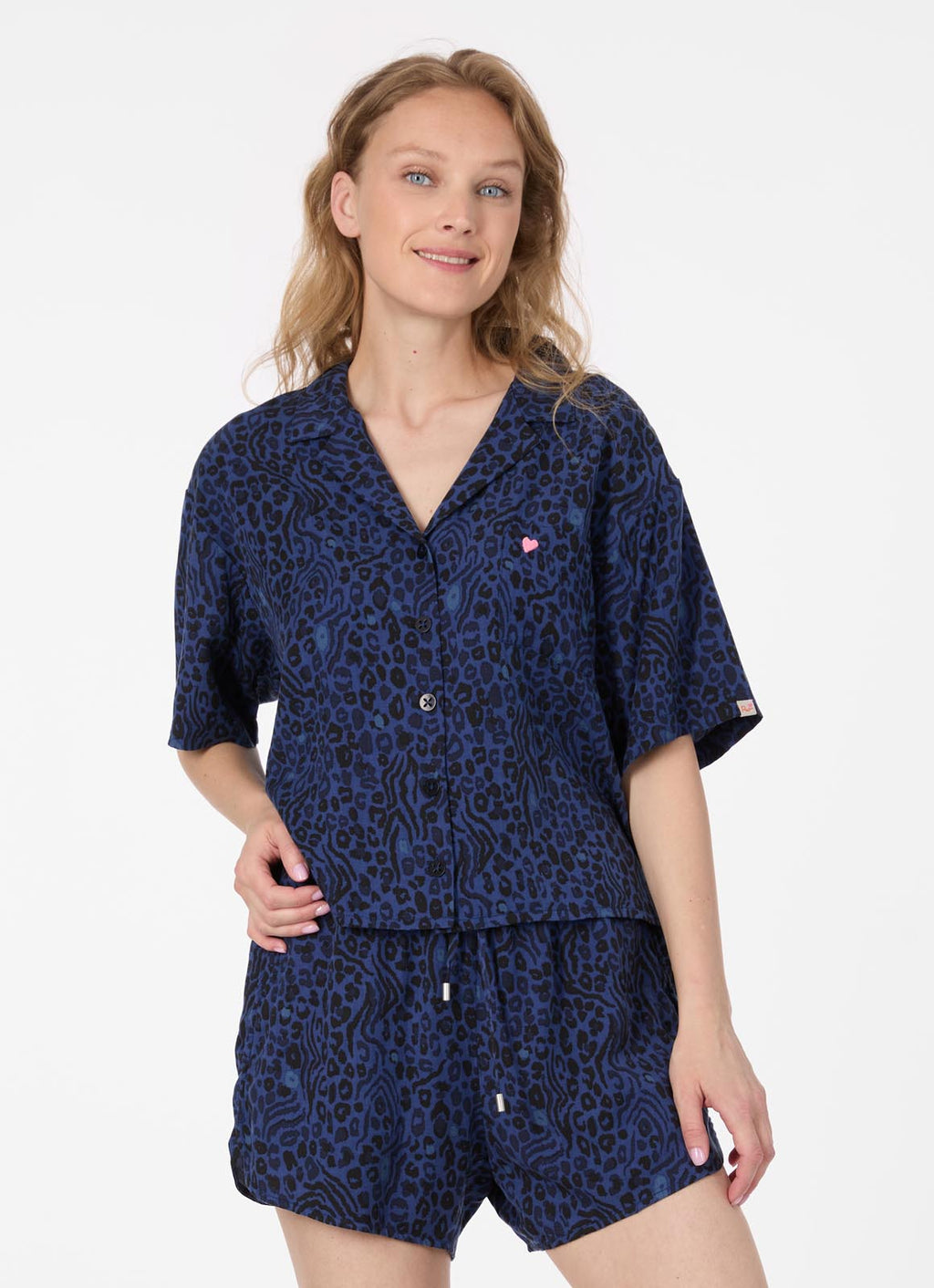 Blusa Ragwear Perrine print Night blue