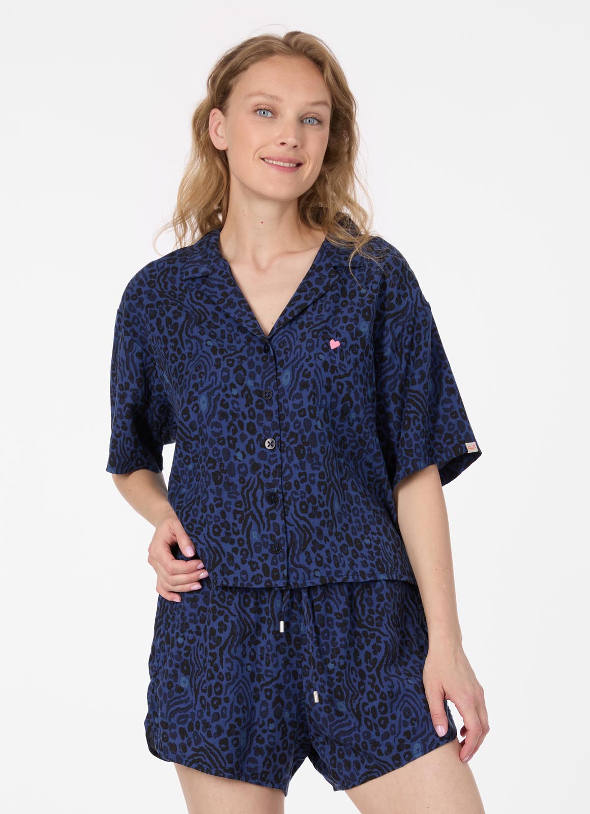 Blusa Ragwear Perrine print Night blue