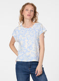 Camiseta Ragwear Grateen print Arctic blue