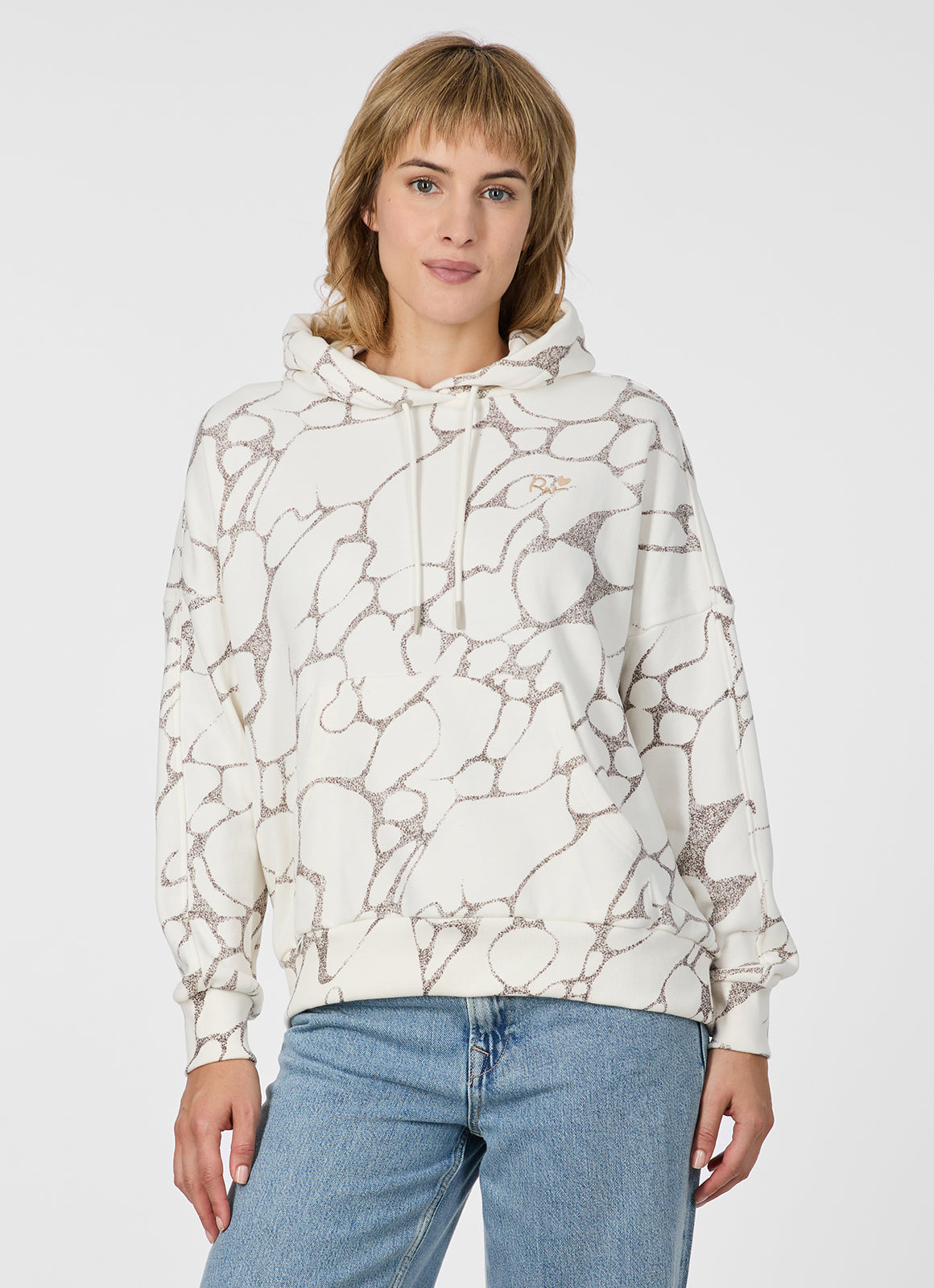 Sudadera Ragwear Pirita print Ivory