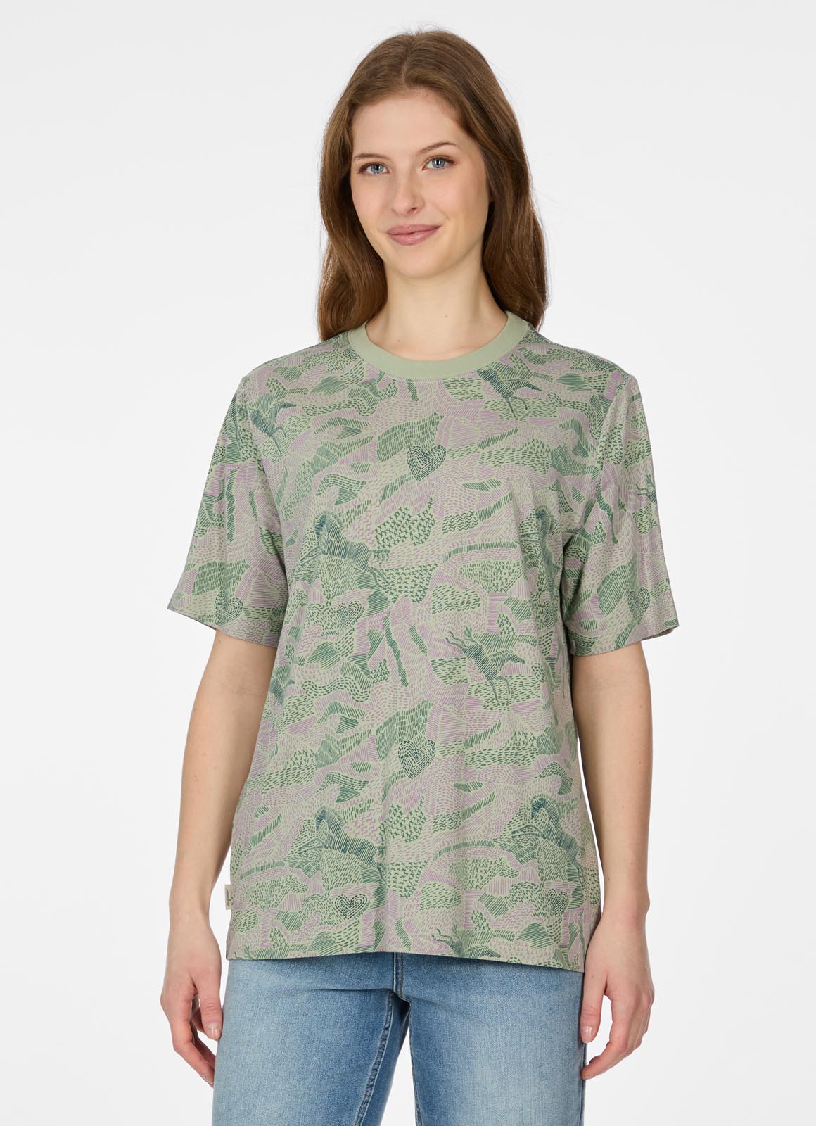 Camiseta Ragwear Lemonnia Print Dusty green