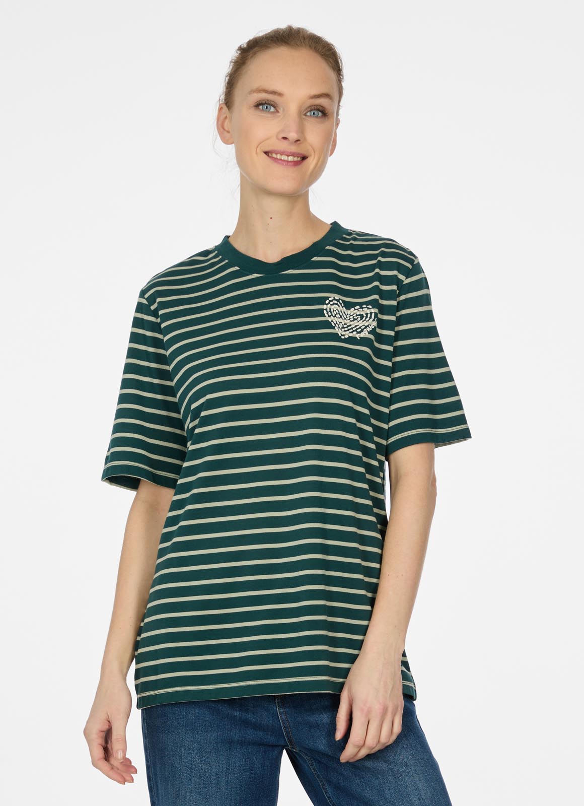 Camiseta Ragwear Lemonnia Stripes dark green