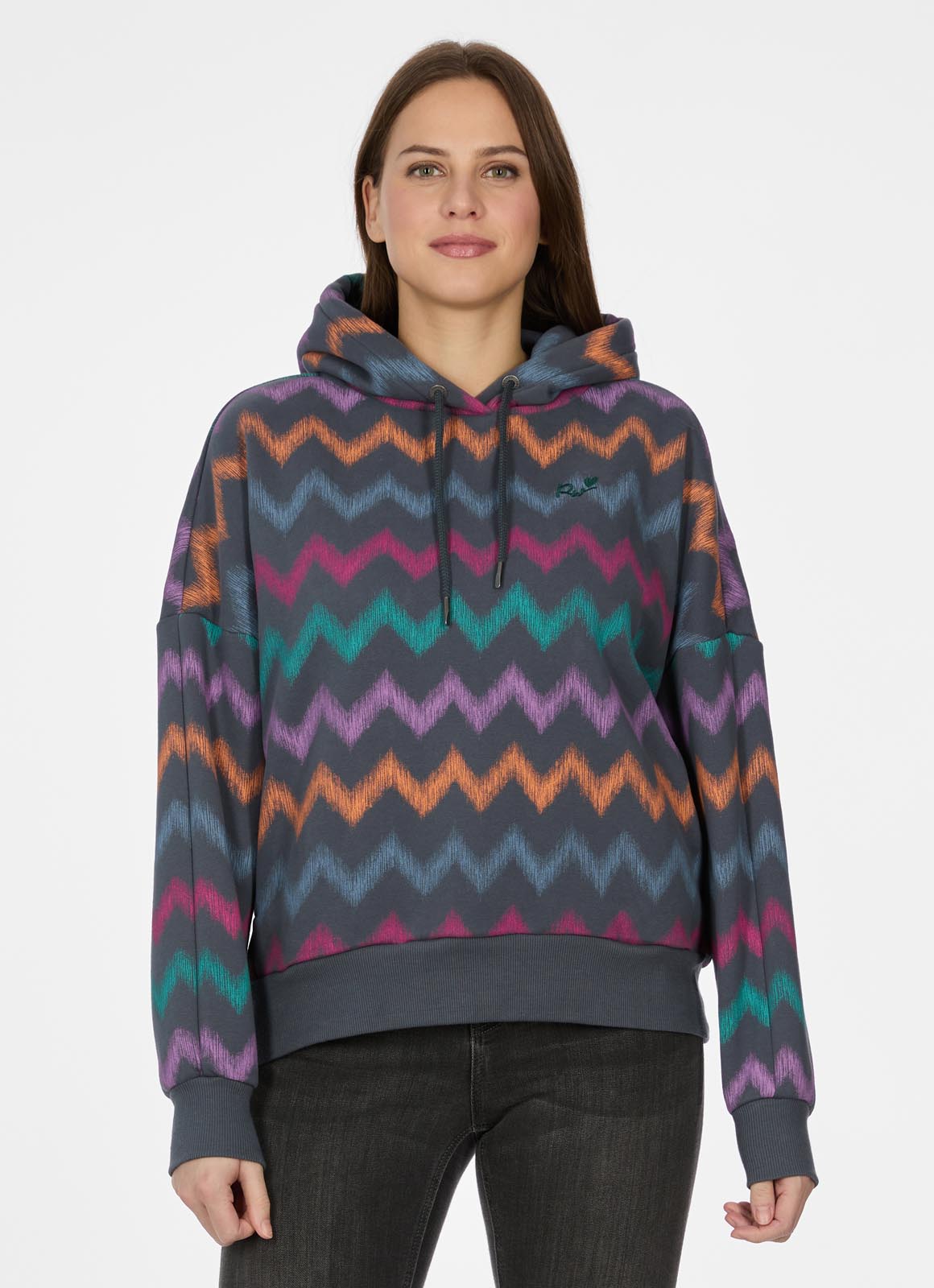 Sudadera Ragwear Pirri Print Dark Grey