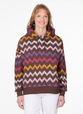 Sudadera Ragwear Pirri Print Dark choco