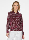 Sudadera Ragwear Keniane print B Wine
