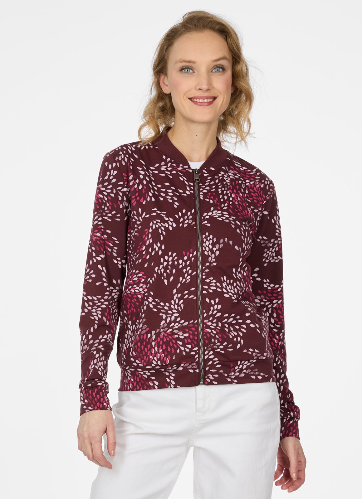 Sudadera Ragwear Keniane print B Wine