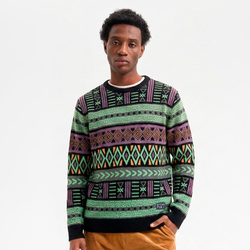 Jersey Hydroponic Helix Black Blue Aztec